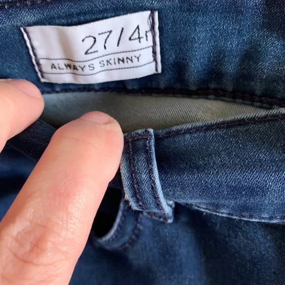 gap always skinny jeans size 27 - Picture 3 of 4